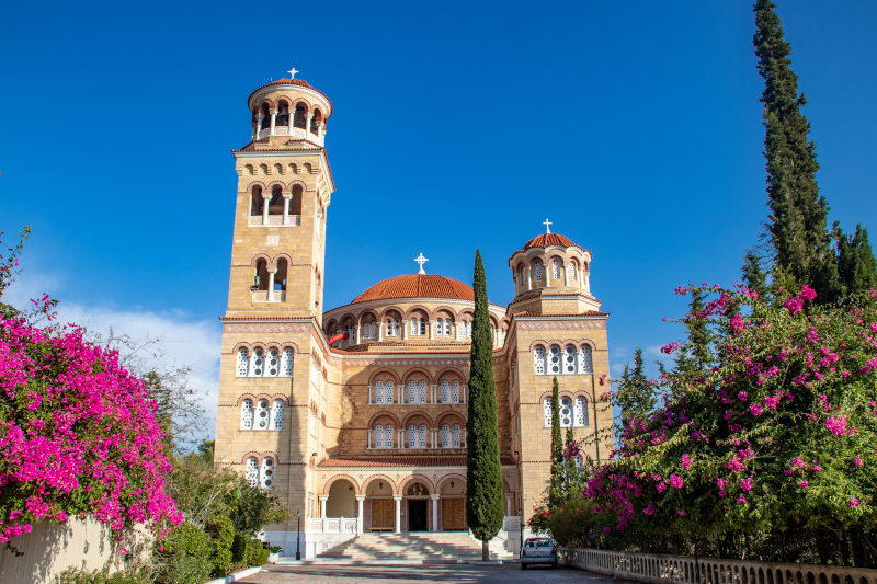 Η εκκλησία του Αγίου Νεκταρίου στην Αίγινα