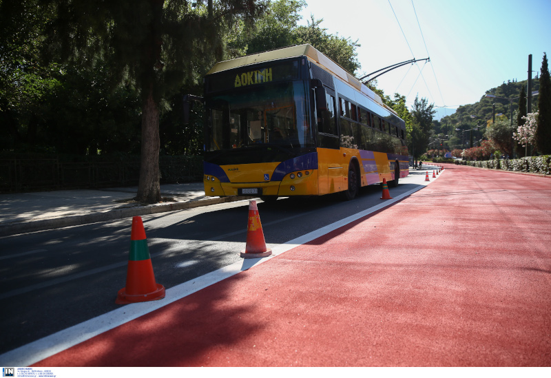 Μεγάλος Περίπατος της Αθήνας τρόλεϊ